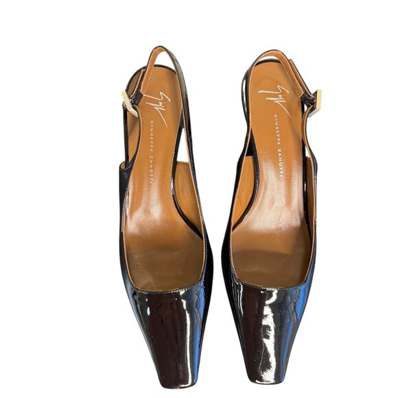 Giuseppe Zanotti NIB Brendha 45mm Pumps in Black Patent Leather Size 39.5 - Picture 6 of 13